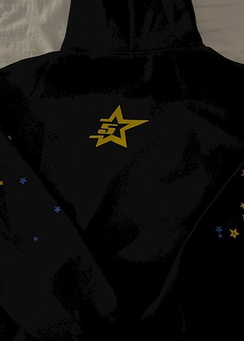 Sp5der Punk Hoodie Black - Görsel 5