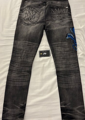 Amiri Jeans Blue Snake - Görsel 4