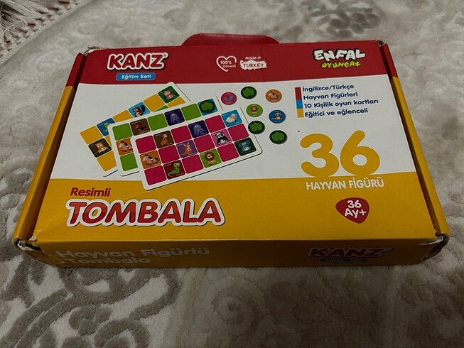 Kanz çocuk resimli tombala