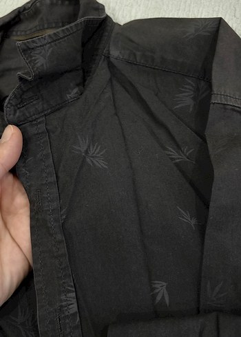 Düğmeli Kahverengi Erkek  Gömlek - Görsel 3