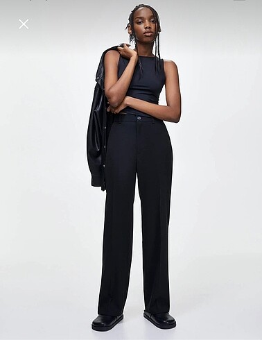 Pull & Bear Straight Kumaş Pantolon
