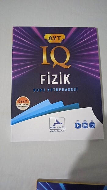 paraf iq yayınları ayt fizik soru bankası