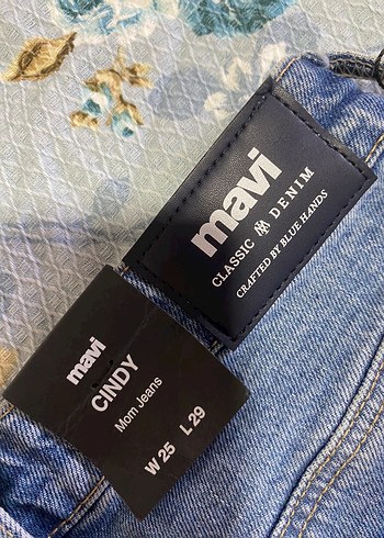 Mavi Jean Etiketli Kot Pantolon 34-36 beden