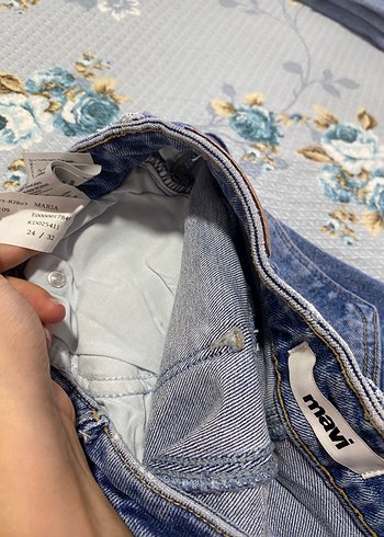 34 Beden mavi Renk Mavi Denim Kadın Jean 34-36 beden