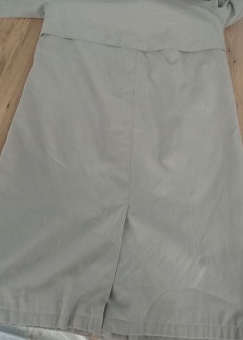 l Beden gri Renk Vintage trenckot