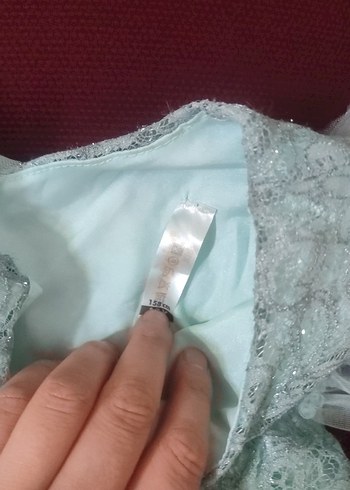 Kız Çocuk Turkuaz Fırfırlı Bohem Elbise - Görsel 6