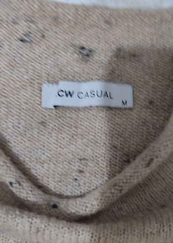 Bej Örgü Kadın Kazak - Görsel 3