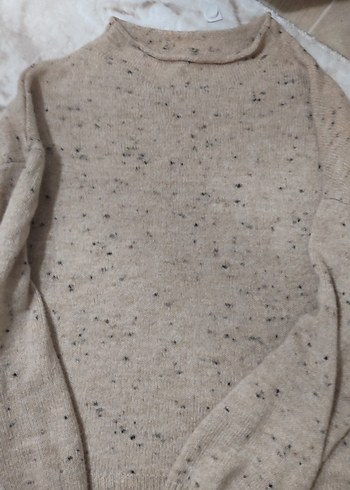 Bej Örgü Kadın Kazak - Görsel 4