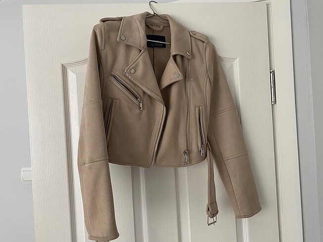 Pull and Bear Pull and Bear Ben Biker kısa ceket