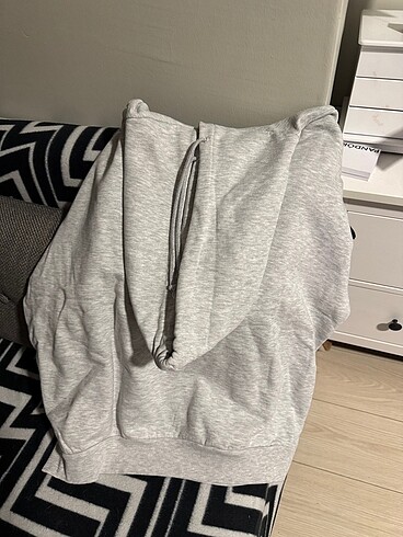 l Beden gri Renk Bershka Sweatshirt