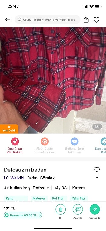 m Beden Çok iyi durumda LCW gömlek