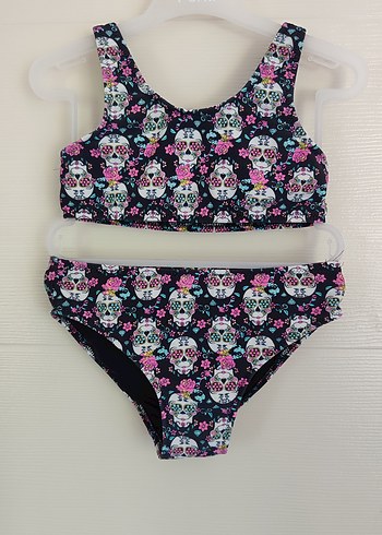 Diğer Funky Roka Çok Renkli Gotik Desenli Bikini