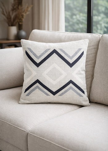 2'li Desenli Kırlent Kılıfı - Görsel 6