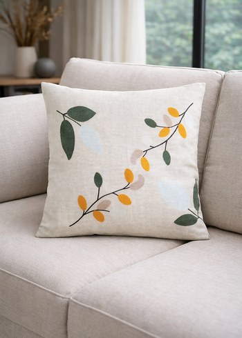 2'li Desenli Kırlent Kılıfı - Görsel 3