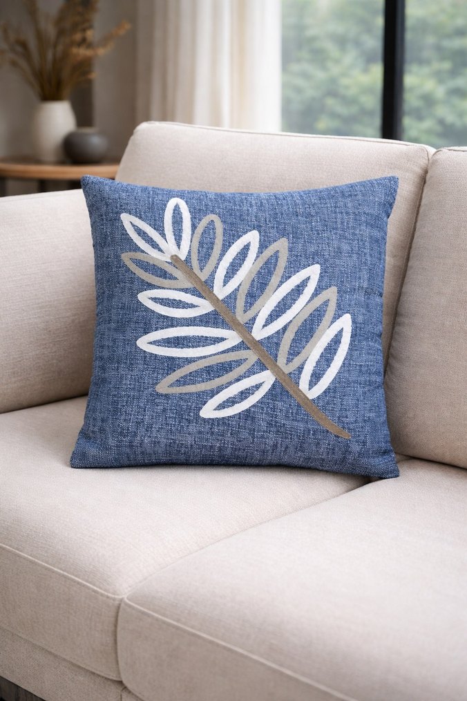 2'li Desenli Kırlent Kılıfı - Görsel 5