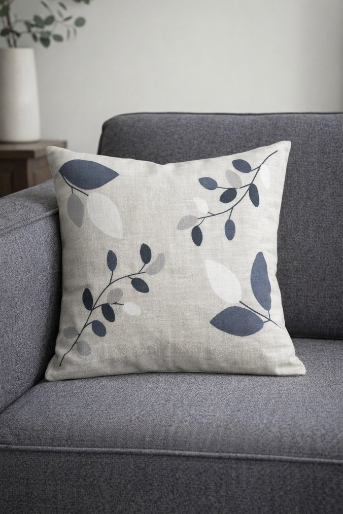 2'li Desenli Kırlent Kılıfı - Görsel 4