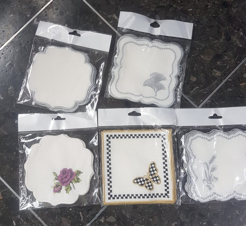 6 Adet Kahve Sunum Peçetelik - Görsel 2