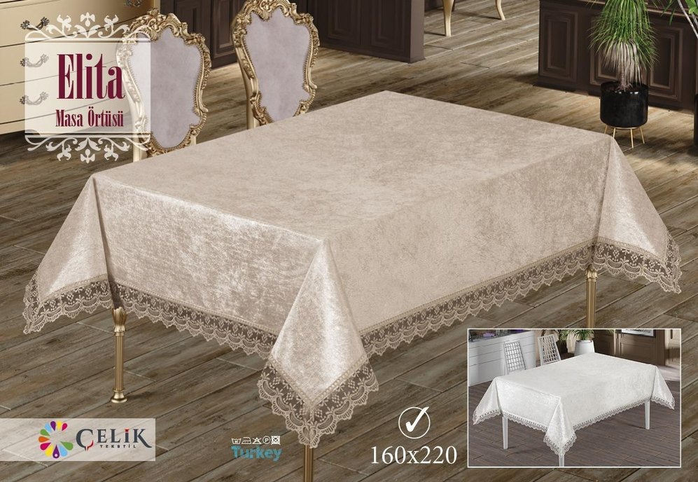 Elita Güpürlü Masa Örtüsü - Görsel 2