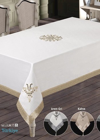 Lale Şeritli Masa Örtüsü - Görsel 2