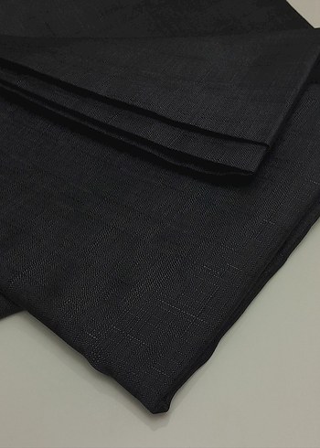 Siyah Sade Dertsiz Modern Masa Örtüsü - Görsel 5