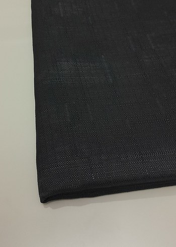 Siyah Sade Dertsiz Modern Masa Örtüsü - Görsel 2