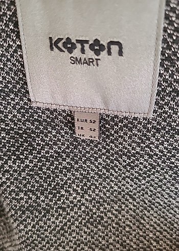 Koton Gri Düğmeli Erkek Ceket