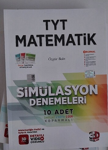 3 d tyt Matematik deneme