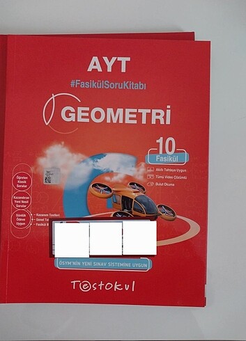 Ayt geometri fasikül test okul yayınları 