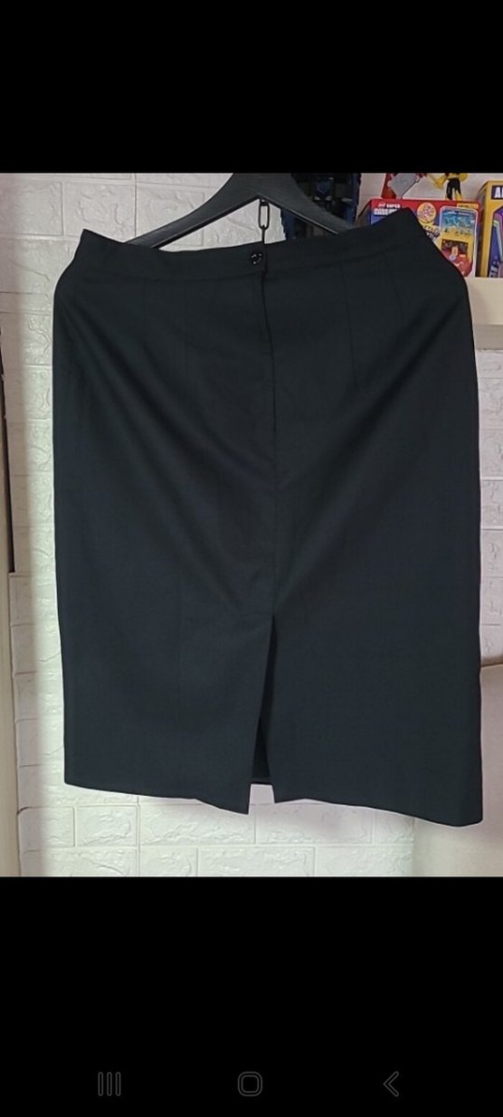 Drapeli Siyah Midi Kalem Etek - Görsel 2