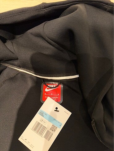 nike tech fleece üst gri orjinal - Görsel 4