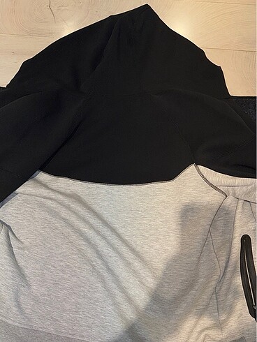 nike tech fleece üst gri orjinal - Görsel 6