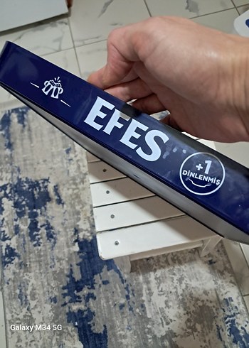 EFES Mavi Metal Tepsi - Görsel 2