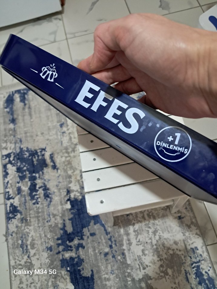 EFES Mavi Metal Tepsi - Görsel 2