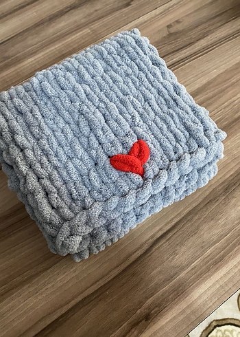 Gri Örgü Kadın Şal - Görsel 2