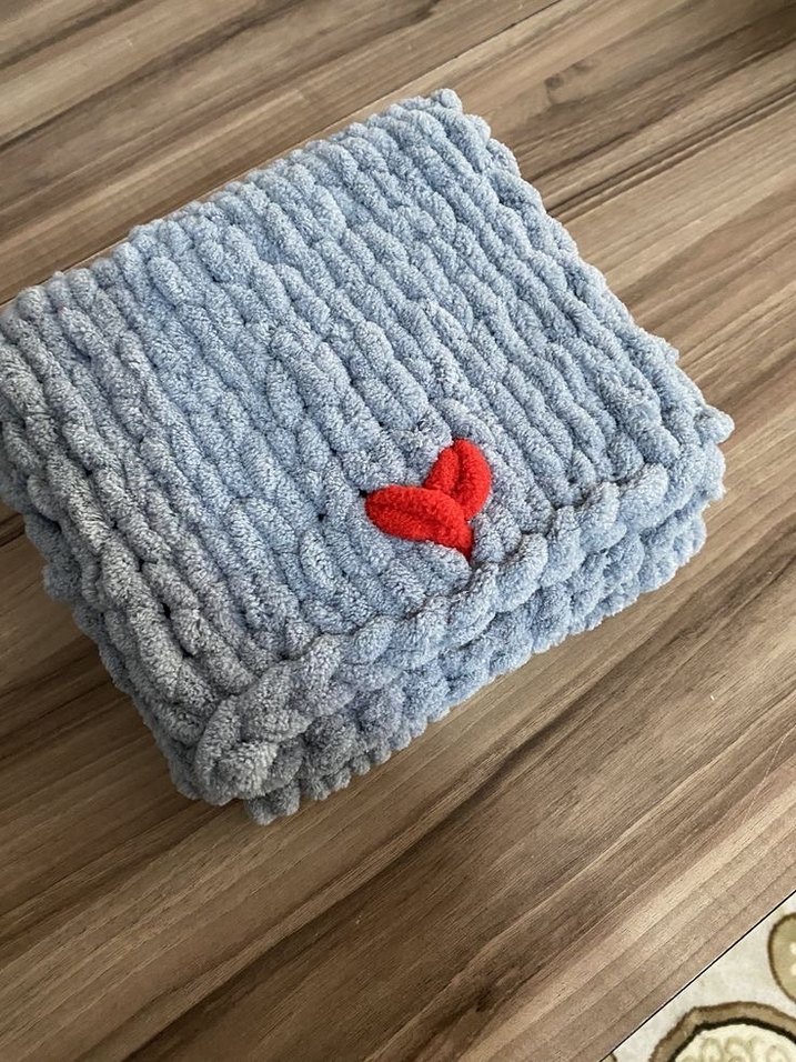 Gri Örgü Kadın Şal - Görsel 2