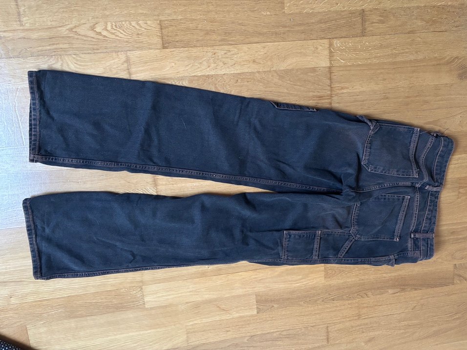 Salaş vintage görünümlü kot - Görsel 5