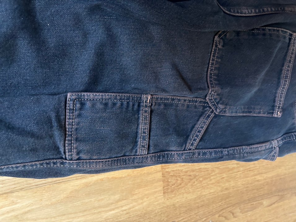 Salaş vintage görünümlü kot - Görsel 3