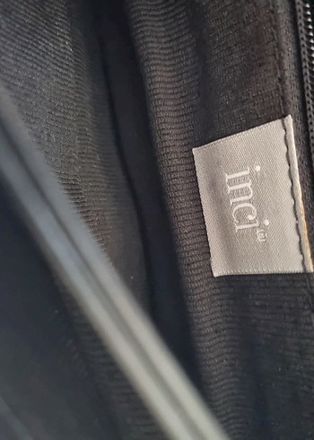 İnci marka Siyah hakiki  Deri Kadın Çanta - Görsel 5