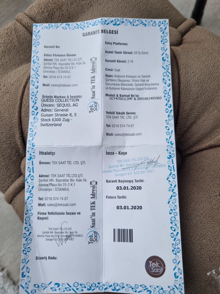 Guess collection modern şık kadın Kol Saati - Görsel 4