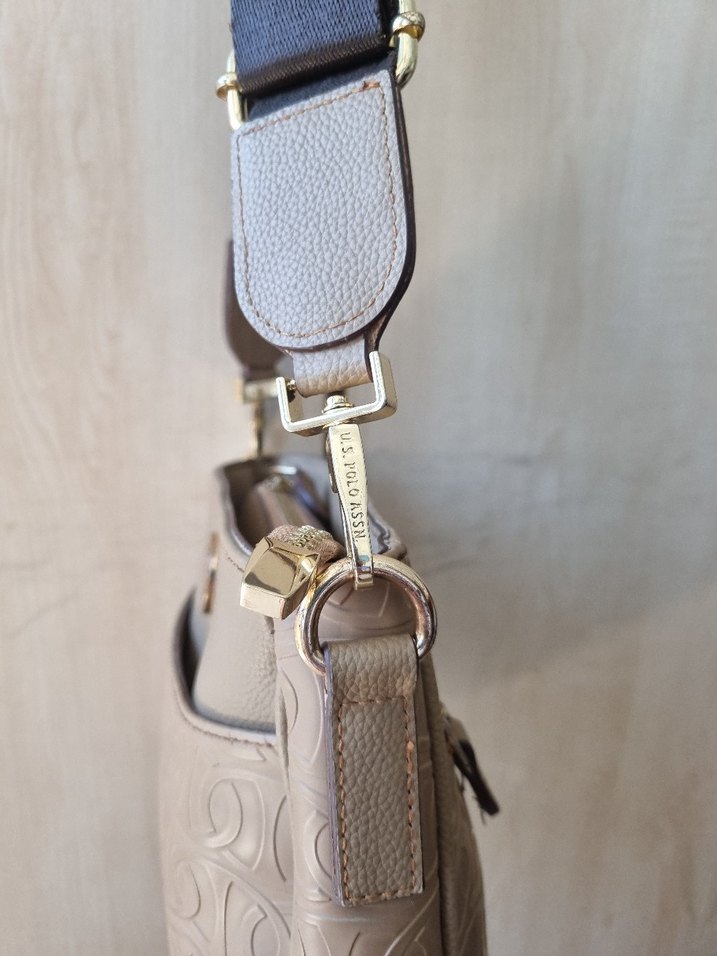 Bej U.S Polo  Kadın Omuz Çantası - Görsel 4