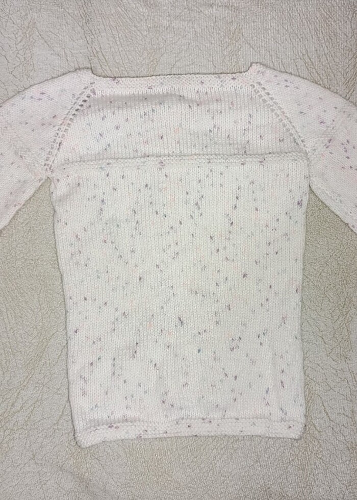 Uzun kollu bebek hırka - Görsel 4