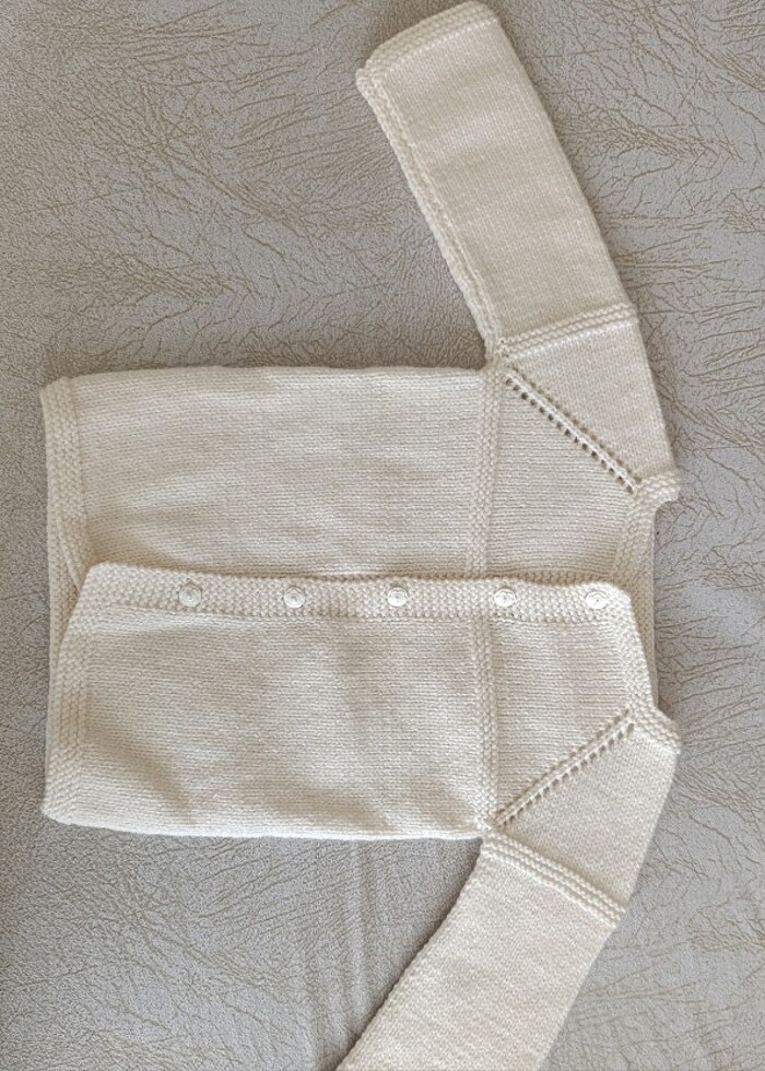 Uzun kollu çocuk hirka - Görsel 2