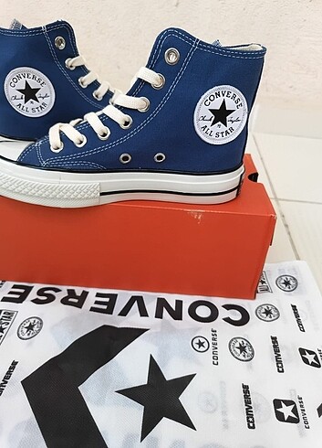 40 Beden lacivert Renk Converse Chucky Taylor swift 70 modeli Kutulu etiketli barkodlu