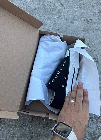 Converse lift PLATFROM siyah Kutulu etiketli barkodlu QR kodu