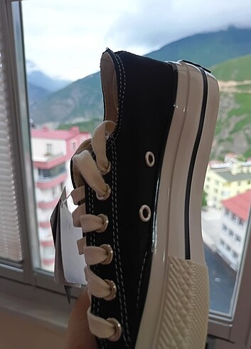 39 Beden siyah Renk Converse Chucky Taylor swift 70 modeli Kutulu etiketli barkodlu