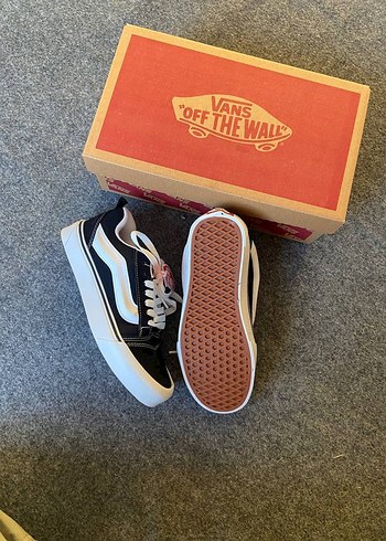 Vans Siyah Beyaz Vans Sokak Stili Kadın Spor Ayakkabı