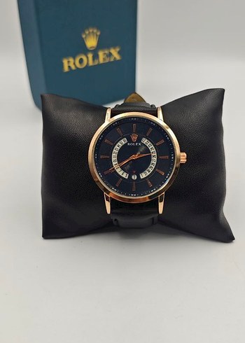 Rolex Klasik Erkek Kol Saati Mavi Kadran - Görsel 3