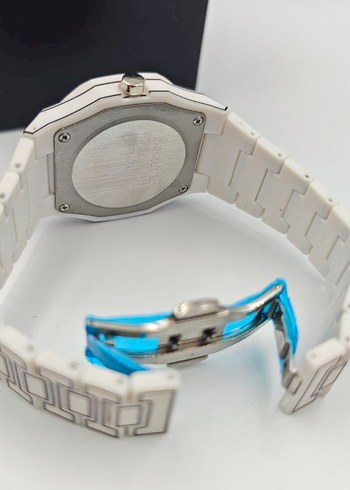 Beyaz Klasik Erkek Kol Saati - Görsel 4