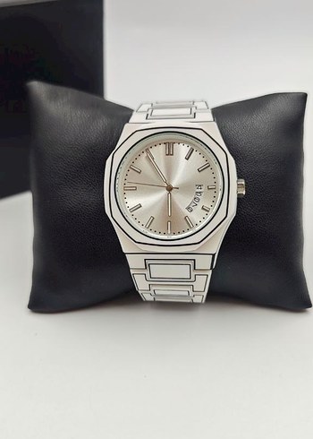 Beyaz Klasik Erkek Kol Saati - Görsel 2