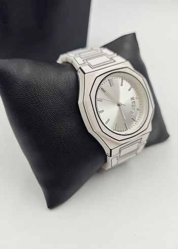 Beyaz Klasik Erkek Kol Saati - Görsel 6